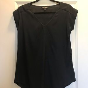 Small Black Silk Express Shirt